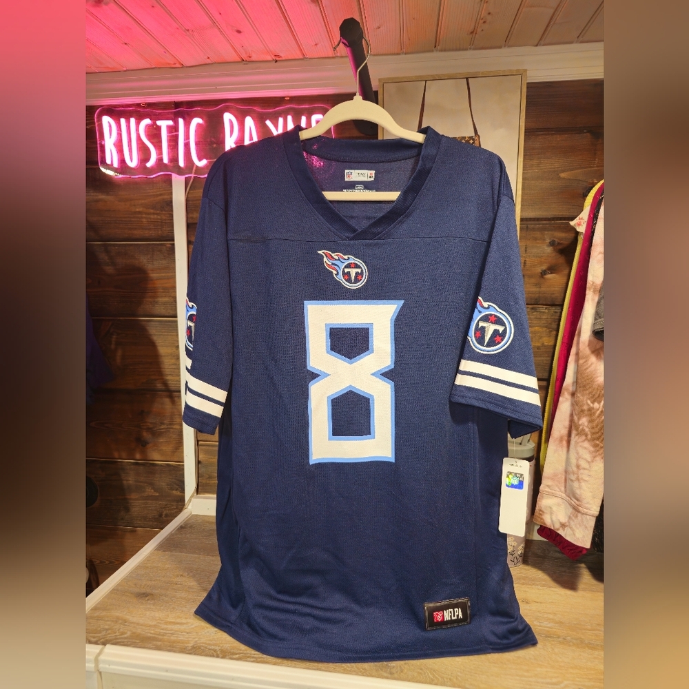 TN titans Jersey NWT #8 NFL player apparel rare color combo
